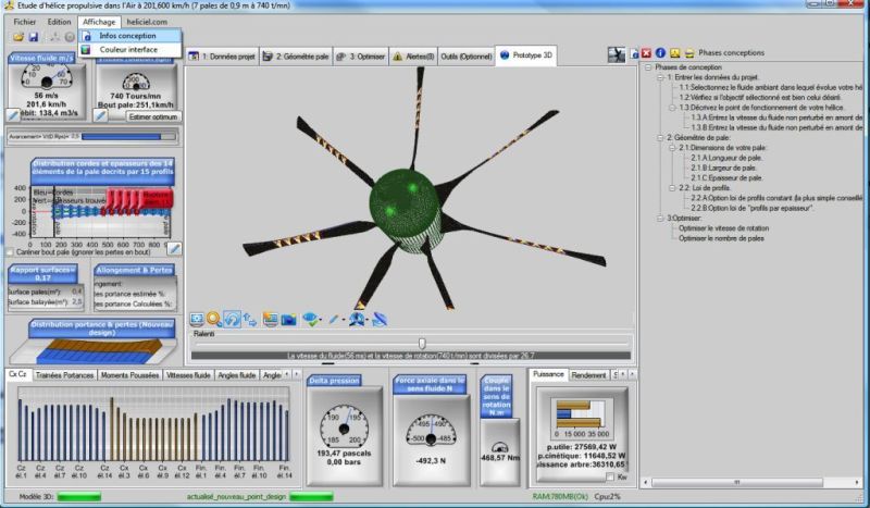 propeller design  simultion 3d software
