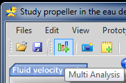 multiple point analysis propeller operation