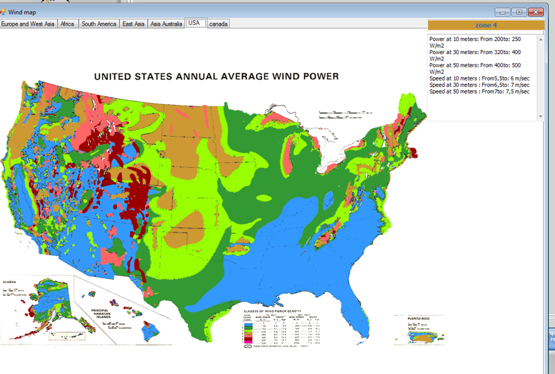 wind turbine map