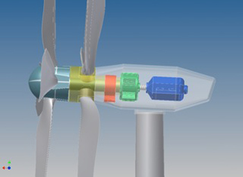 counter-rotating wind turbine