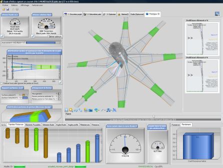 propellers 3D modeling wind turbine multiblade