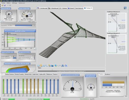 Propeller 3D wireframe model