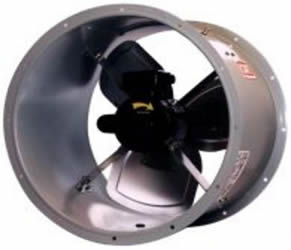 ducted propeller for ventilation low pressure high speeds