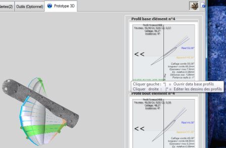 Bots propellers blade profile database