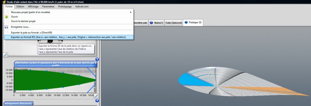 export submarine hull or airship hull 3d igs format