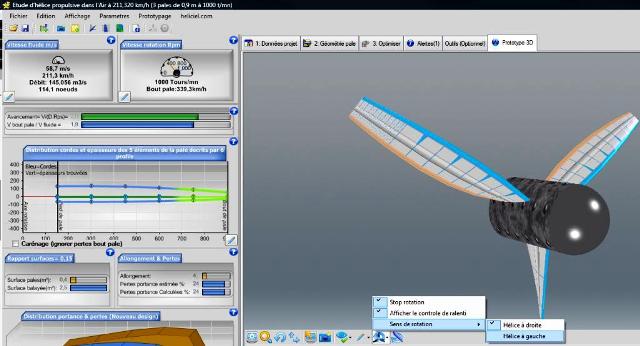 counter-rotating propellerdownstream