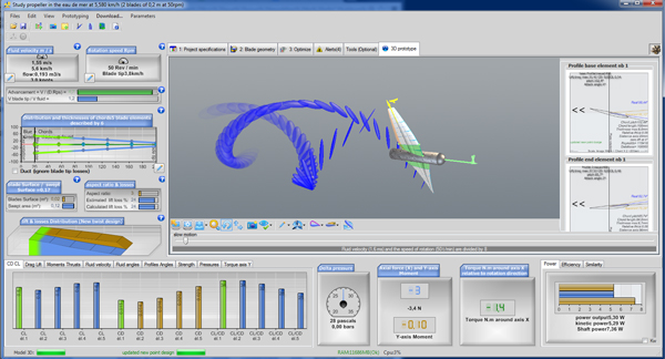 propeller boat design 2 blades