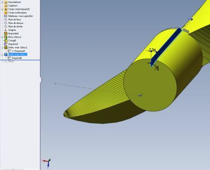 propeller blade assembly in solidworks