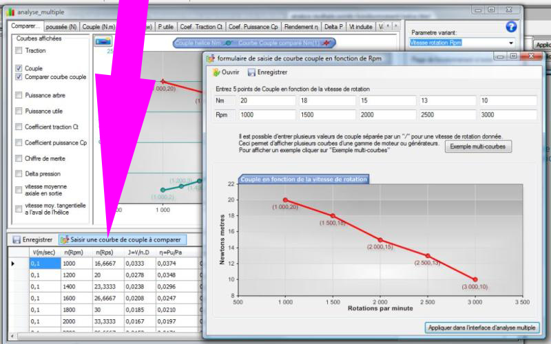 propeller motor curve