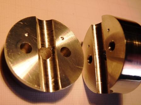 Mounting propeller heliciel prototype adjustable blades