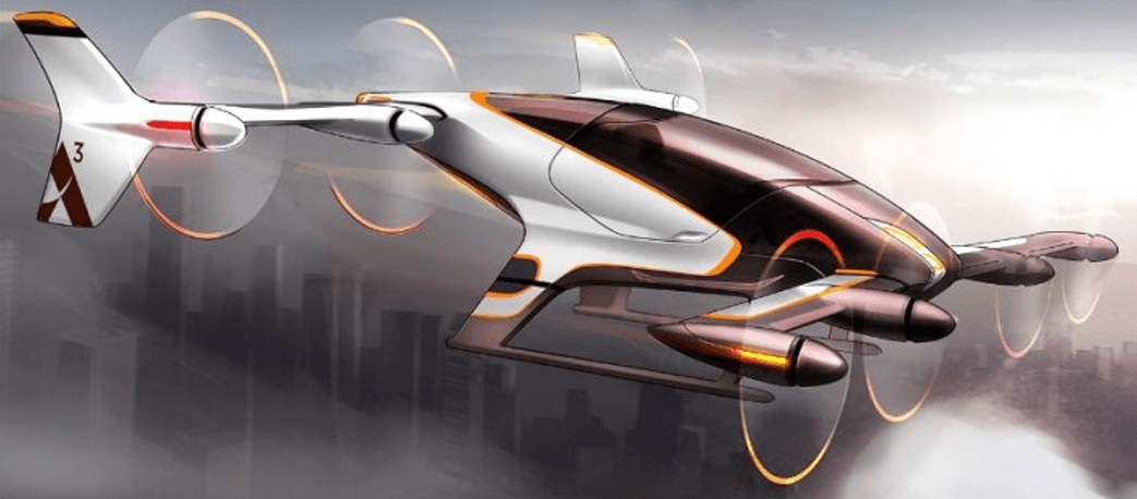 propeller drones taxi vertical takeoff