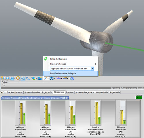 resistance pales helice eolienne