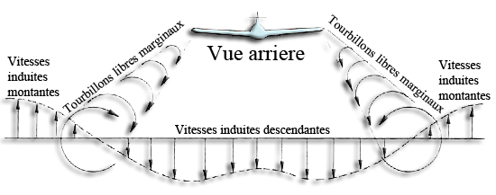 upwash et downwash vitesses induites