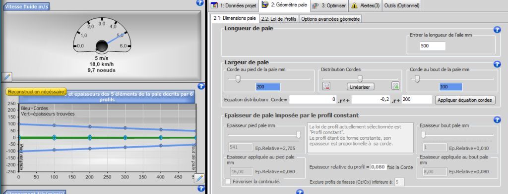 dimensions aile ou foil