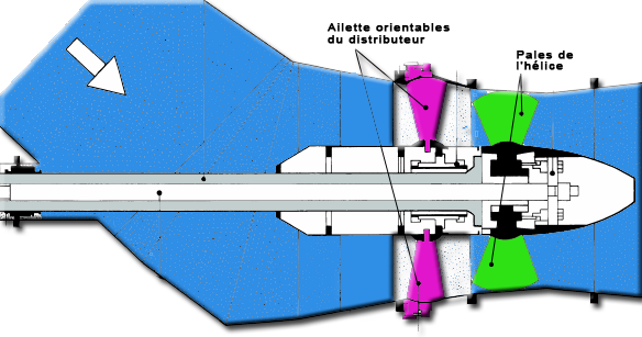 Distributeurs des turbines bulbes