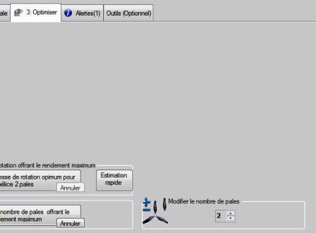 modification du nombre de pale de l'hélice