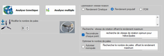 bouton Analyse Genetique dans l onglet Optimiser