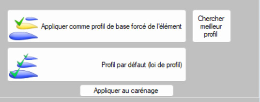 bouton Chercher meilleur profil et son resultat