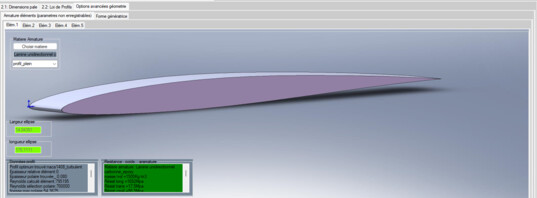 onglet Armature elements