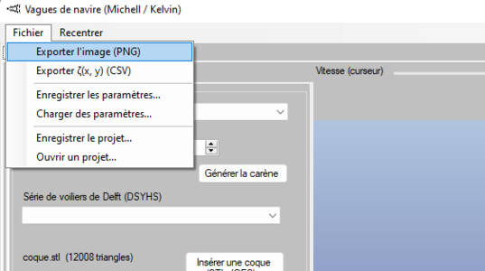 groupe Sorties de la fenetre vagues de navire